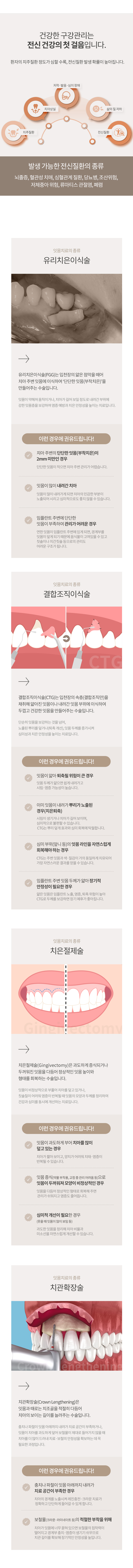 프리미엄 잇몸치료 장점 및 안내